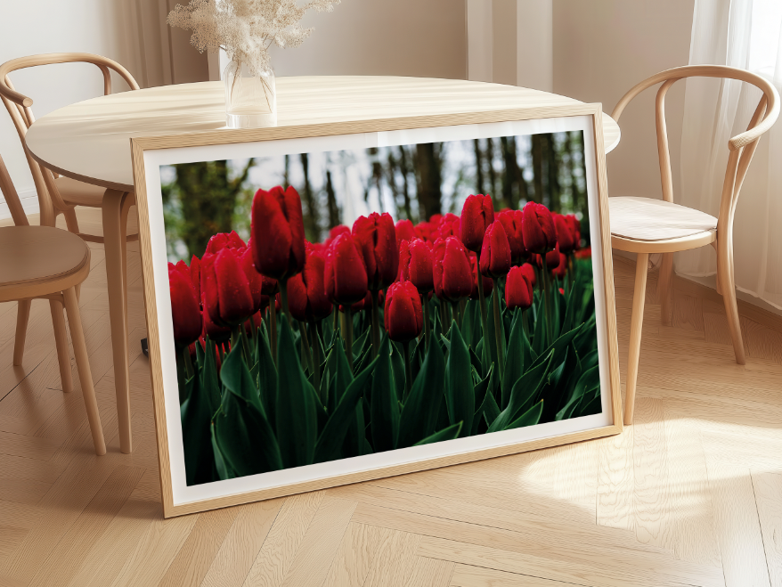 Kunstdruck Tulpenmeer