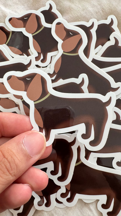 Dackel Sticker