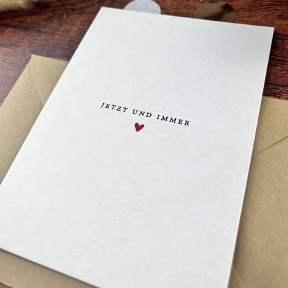 Valentinstag Karte - Fair, Ökologisch Und Nachhaltig