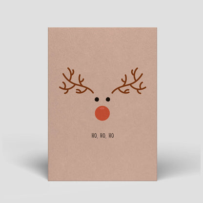 Weihnachtskarte - HOHOHO - Nr. 69