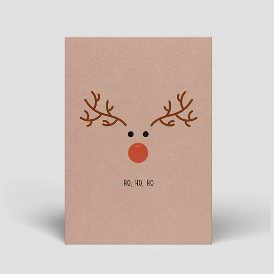 Weihnachtskarte - HOHOHO - Nr. 69